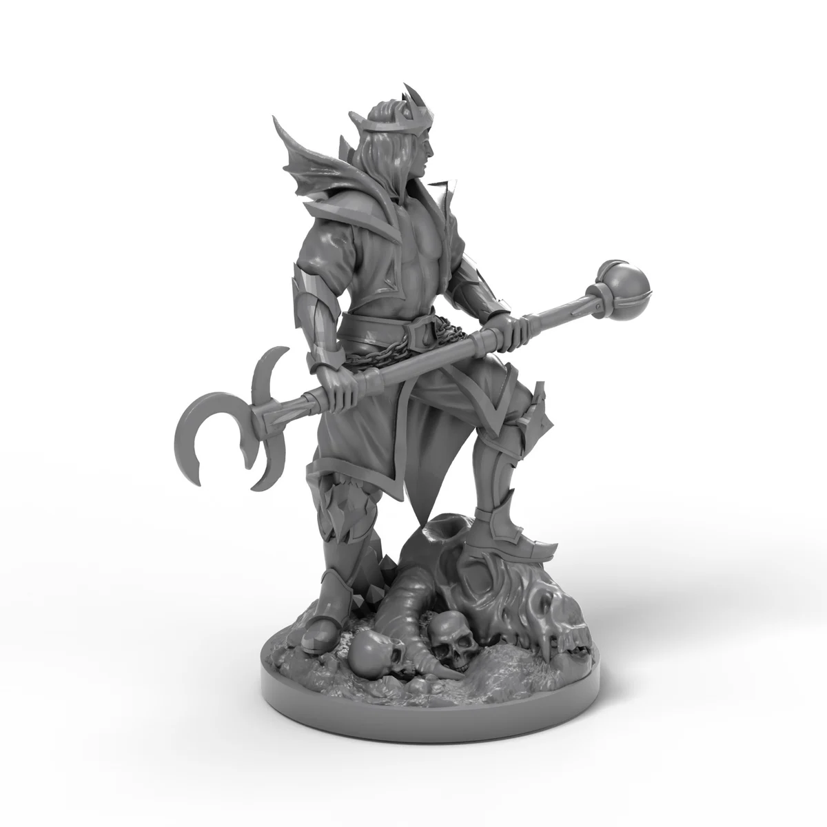 Arytheo (male version of Arythea), fan-made hero miniature (40 mm), image 1 of 2