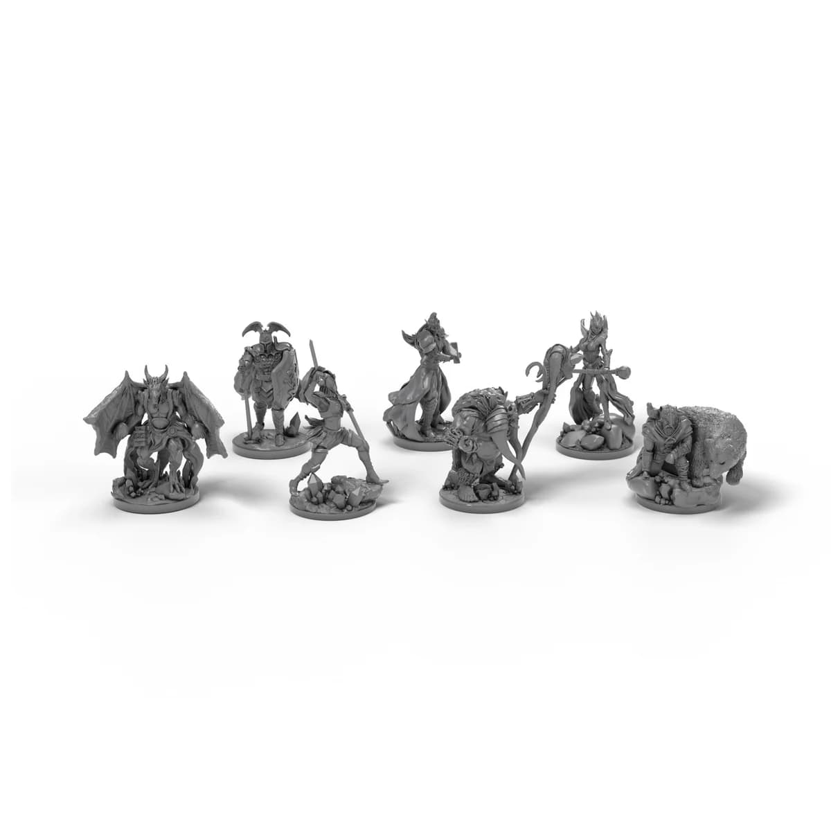 7 fan-made hero miniatures (40 mm), image 1 of 2