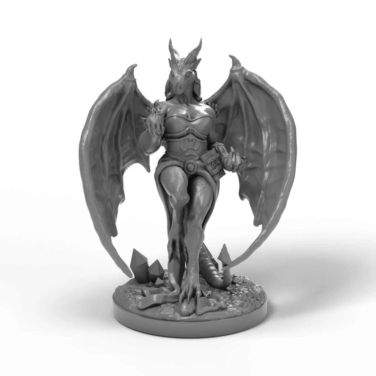 Goldyx (female version), fan-made hero miniature (40 mm), image 1 of 2