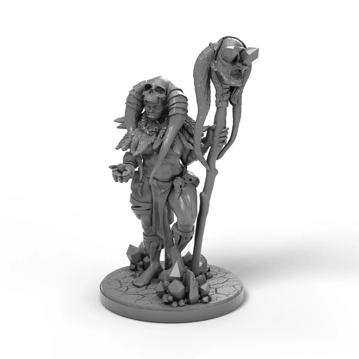 Krang (female version), fan-made hero miniature (40 mm), image 1 of 2