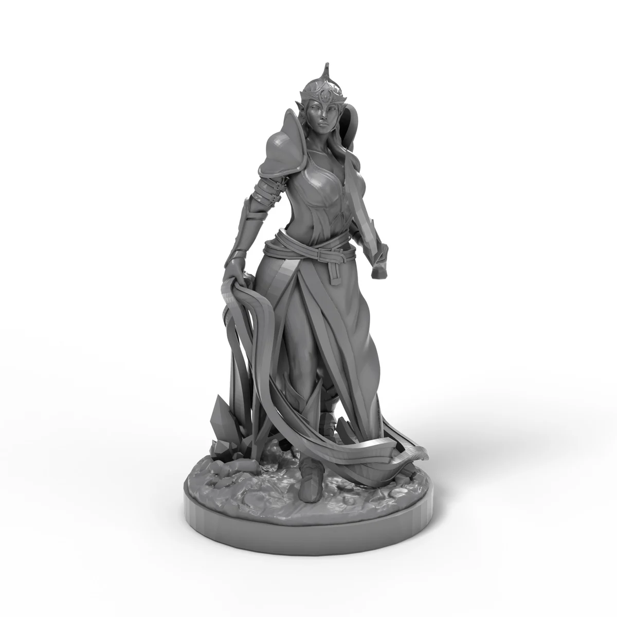 Norowas (female version), fan-made hero miniature (40 mm), image 1 of 2