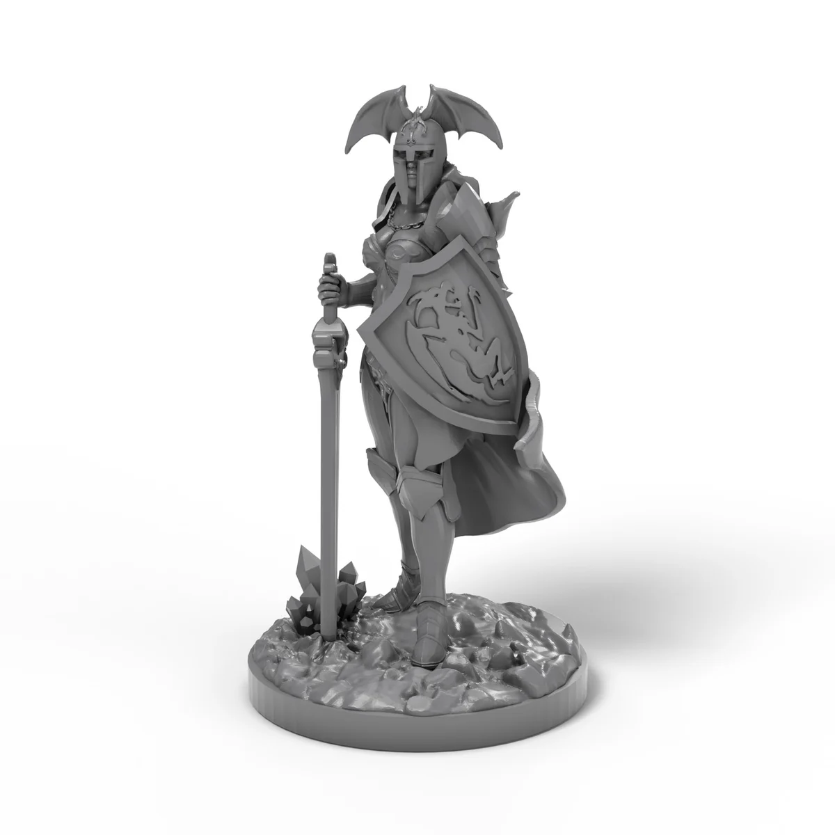 Tovak (female version), fan-made hero miniature (40 mm), image 1 of 2