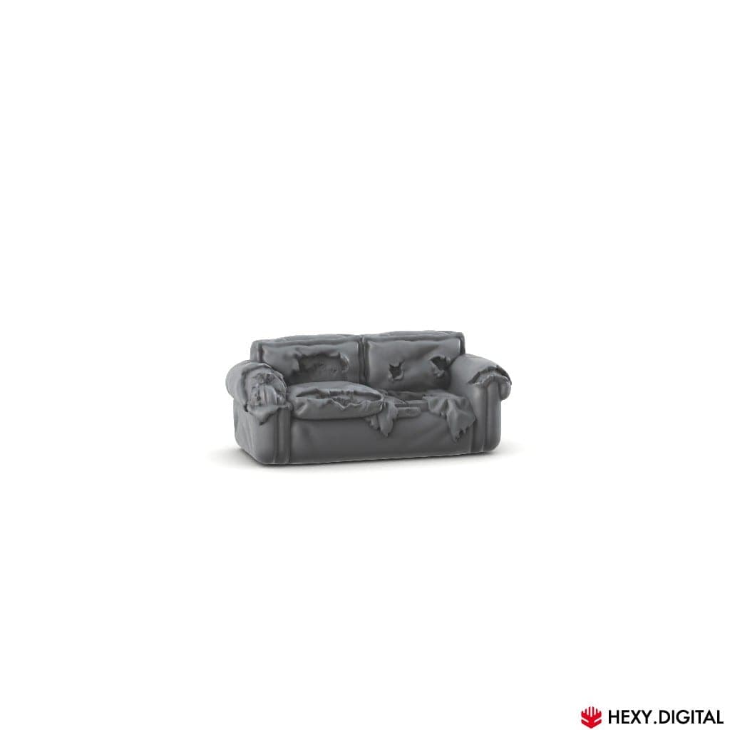 Damaged Couch, image 1 of 2